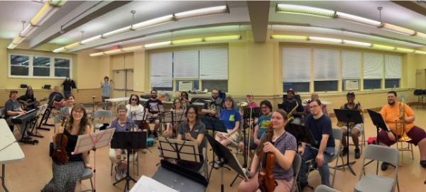 Our first rehearsal during the summer of 2025
